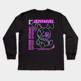 ANIMAL DIFFERENT APPEARANCE Kids Long Sleeve T-Shirt